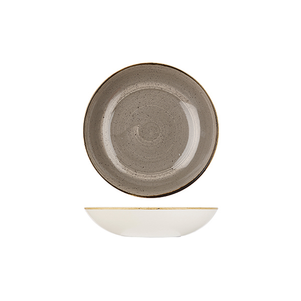 Stonecast by Churchill Stonecast Peppercorn Grey Round Coupe Bowl