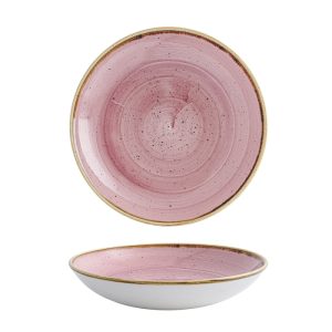 Stonecast by Churchill Stonecast Petal Pink Round Walled Plate