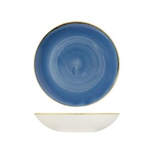 Stonecast by Churchill Stonecast Cornflower Blue Round Coupe Bowl