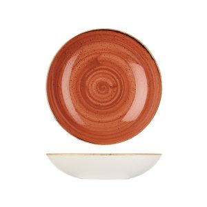 Stonecast by Churchill Stonecast Spiced Orange Round Coupe Bowl