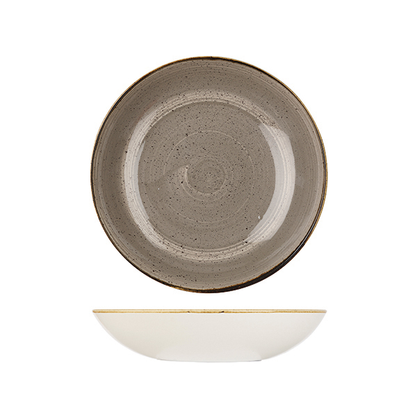 Stonecast by Churchill Stonecast Peppercorn Grey Round Coupe Bowl
