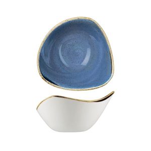Stonecast by Churchill Stonecast Cornflower Blue Triangular Bowl