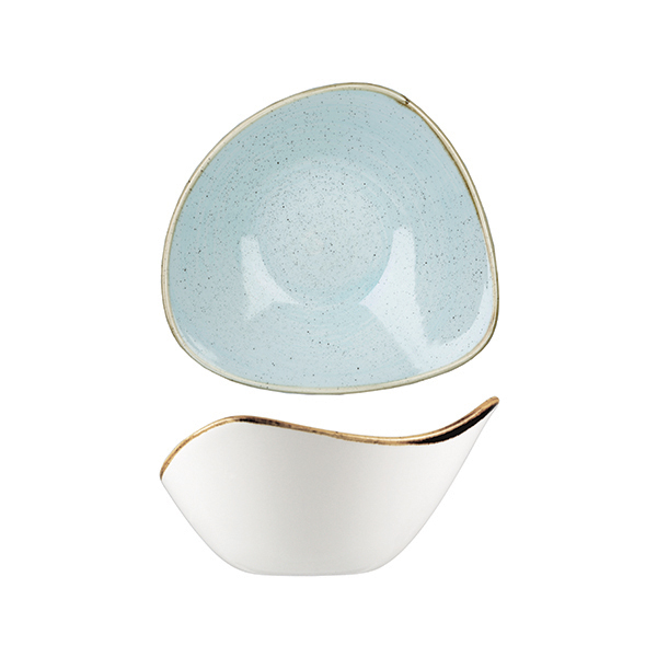 Stonecast by Churchill Stonecast Duck Egg Triangular Bowl