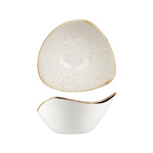 Stonecast by Churchill Stonecast Barley White Triangular Bowl