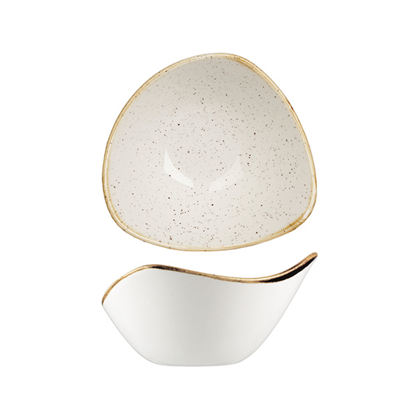 Stonecast by Churchill Stonecast Barley White Triangular Bowl