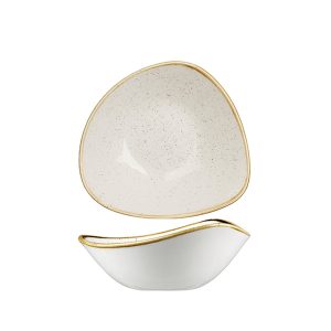 Stonecast by Churchill Stonecast Barley White Triangular Bowl