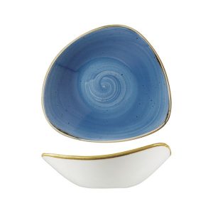 Stonecast by Churchill Stonecast Cornflower Blue Triangular Bowl