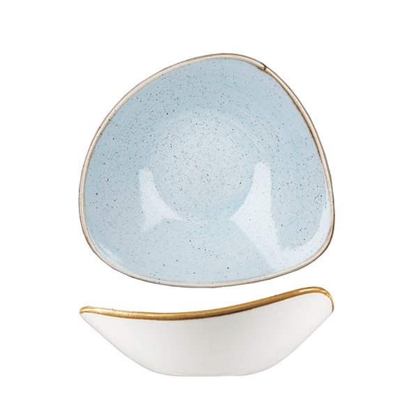 Stonecast by Churchill Stonecast Duck Egg Triangular Bowl