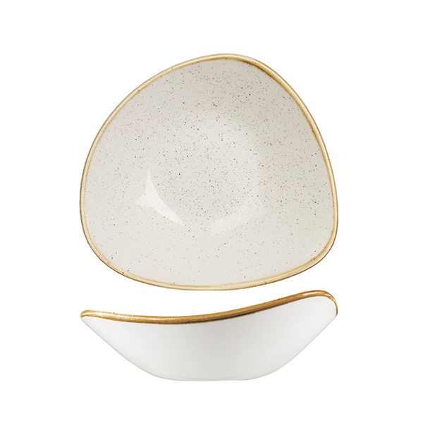 Stonecast by Churchill Stonecast Barley White Triangular Bowl
