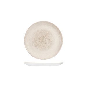 Studio Prints Raku Agate Grey Round Coupe Plate