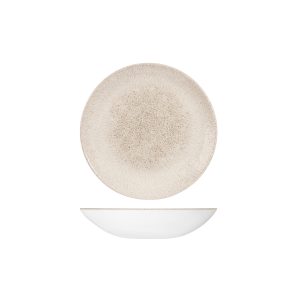 Studio Prints Raku Agate Grey Round Coupe Bowl