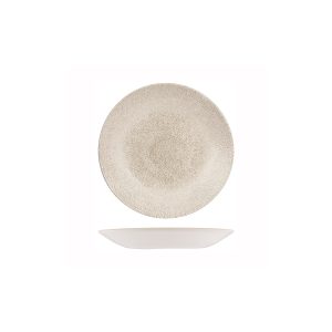 Studio Prints Raku Agate Grey Round Deep Coupe Plate