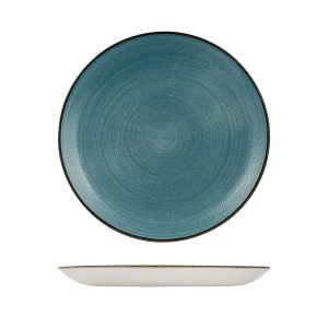 Stonecast by Churchill Stonecast Raw Teal Round Coupe Plate