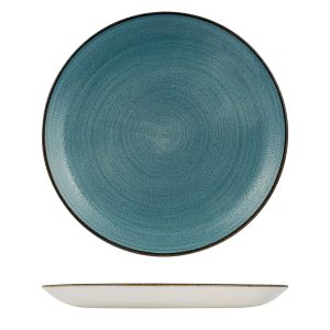 Stonecast by Churchill Stonecast Raw Teal Round Coupe Plate