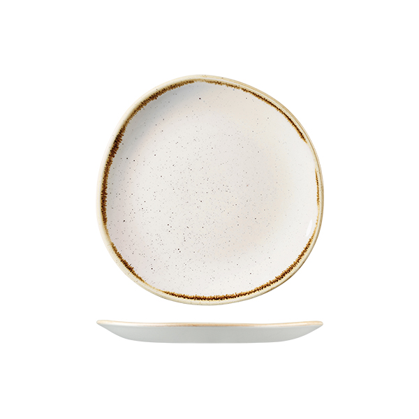 Stonecast by Churchill Stonecast Barley White Organic Round Plate