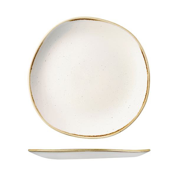 Stonecast by Churchill Stonecast Barley White Organic Round Plate