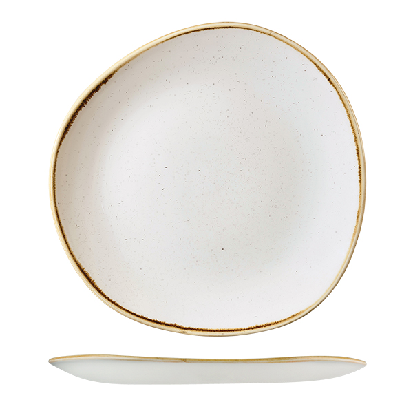 Stonecast by Churchill Stonecast Barley White Organic Round Plate