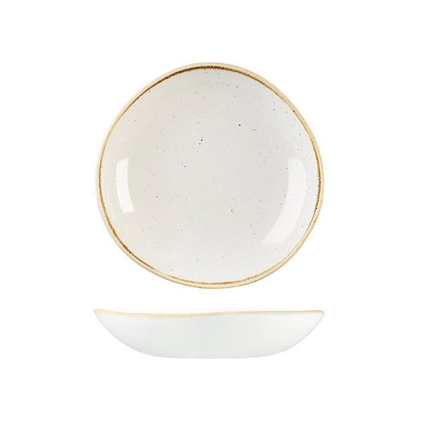 Stonecast by Churchill Stonecast Barley White Organic Round Bowl