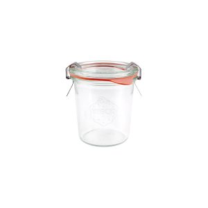 Complete Glass Jar with Lid & Seal 60x70mm / 140ml