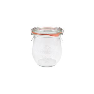 Complete Glass Jar with Lid & Seal 70x80mm / 220ml