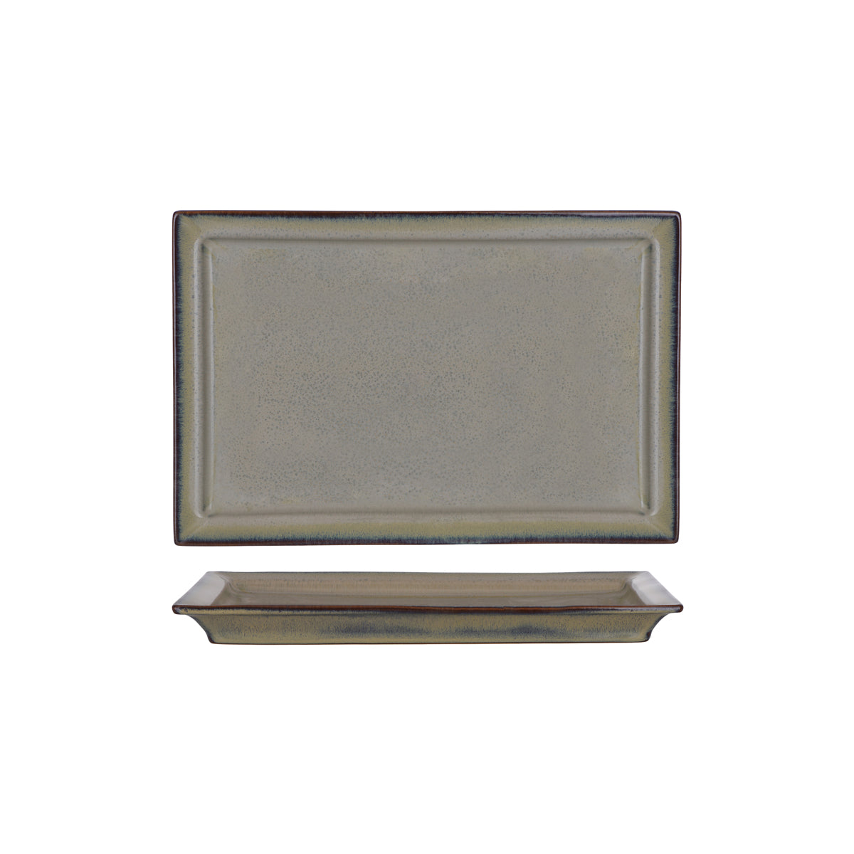 Artistica Canvas Rectangle Plate W/Rim 310x205mm