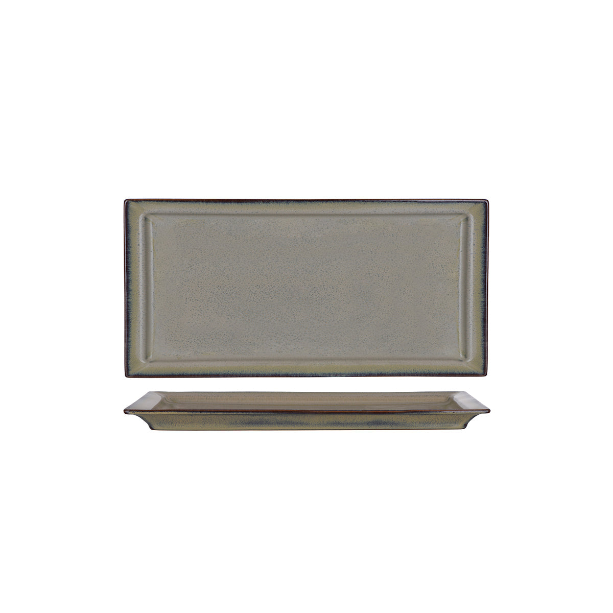Artistica Canvas Rectangle Plate W/Rim 390x185mm