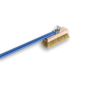 "Azzurra" Rectangular Brass Bristle Brush