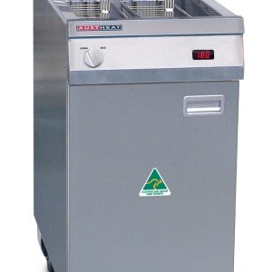 Austheat Freestanding Electric Fryer rapid recovery, 2 baskets