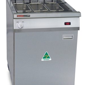 Austheat Freestanding Electric Fryer, 3 baskets