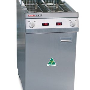 Austheat Freestanding Electric Fryer, two tanks