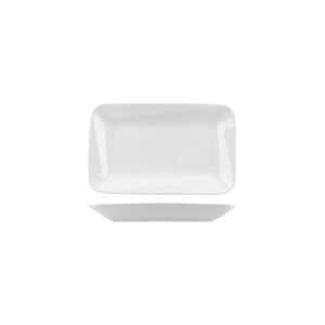 Australian Fine China Bistro Rectangular Plate - Slant Rim