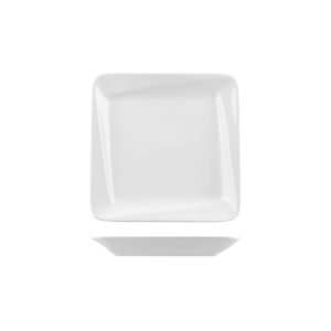 Australian Fine China Bistro Square Plate - Slant Rim
