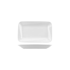 Australian Fine China Bistro Rectangular Plate - Slant Rim