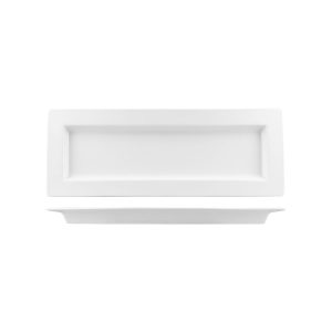 Australian Fine China Bistro Rectangular Platter - Broad Rim