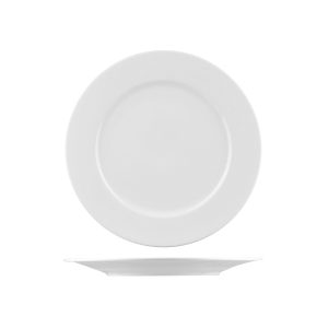 Australian Fine China Bistro Round Plate - Wide Rim