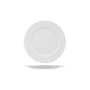 Australian Fine China Bistro Round Plate - Wide Rim