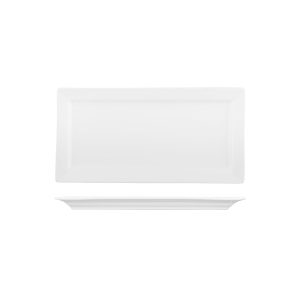 Australian Fine China Bistro Rectangular Platter - Wide Rim
