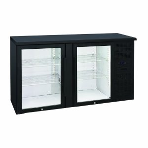 2 Door Glass Door Back Bar