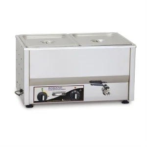 Roband Counter Top Bain Marie  with thermostat 2 x 1/2 size, pans not included