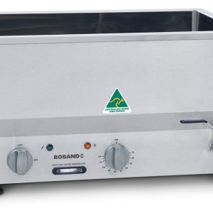 Roband Counter Top Bain Marie  with thermostat 2 x 1/2 size, pans not included