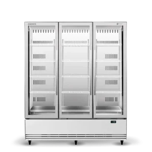 BME1500N-A 3 Glass Door Display or Storage Fridge
