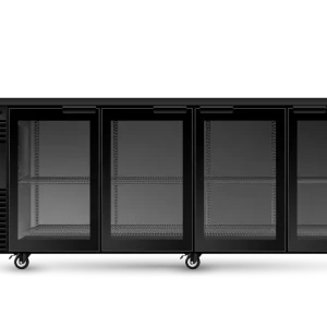 BackBar 4 Glass Swing Door Fridge