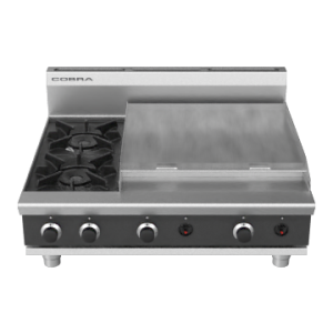 Cobra C9B - 900mm Two Burner / Griddle Gas Cooktop