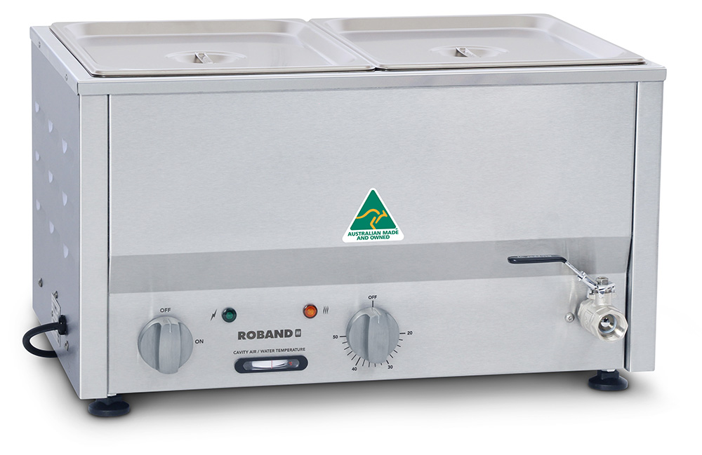 Roband Chocolate Bain Marie 2 x 1/2 size, pans