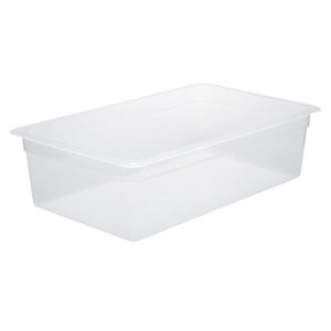 GN Storage Container Polypropylene Size 1/1 x 100mm Clear