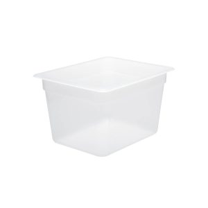 GN Storage Container Polypropylene Size 1/2 x 200mm Clear
