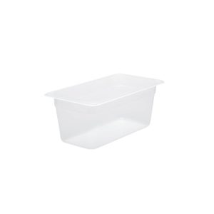 GN Storage Container Polypropylene Size 1/3 x 100mm Clear
