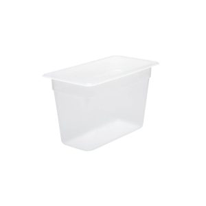 GN Storage Container Polypropylene Size 1/3 x 200mm Clear