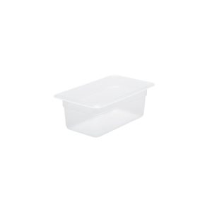 GN Storage Container Polypropylene Size 1/4 x 100mm Clear
