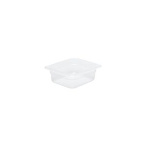 GN Storage Container Polypropylene Size 1/6 x 65mm Clear